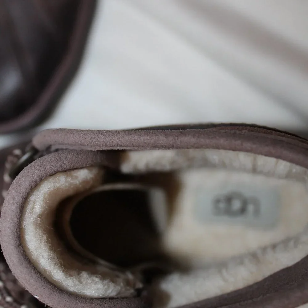 NIB UGG WOMEN'S GREDA EL CAP‎ BROWN DUCK WATERPROOF WINTER RAIN BOOTS